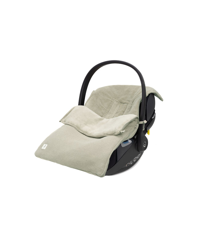 Fußsack gruppe 0+ 3/5 Punkte Basic Knit - Olive Green