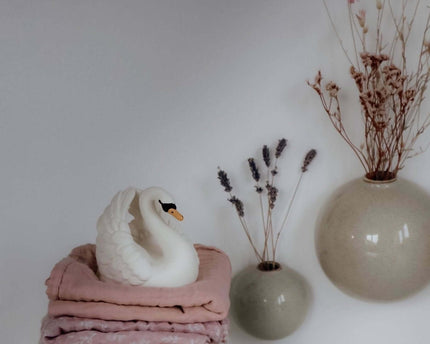 Bio Musselin Stoffwindeln  2er-Pack-Ein Blatt, ein Solid - My Comfy Nest