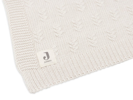 Decke Wiege 75x100cm Grain Knit - Oatmeal