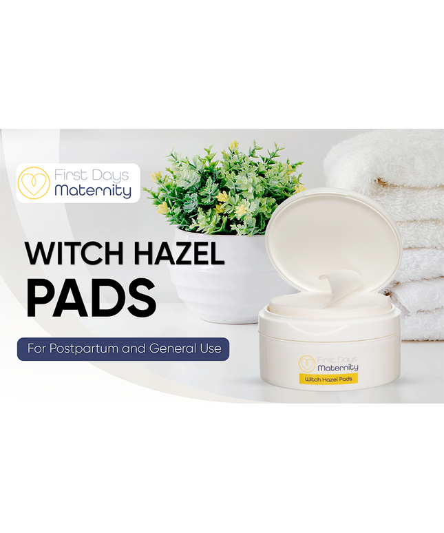 Witch Hazel Pads- Natural postpartum care with witch hazel- 40 pads