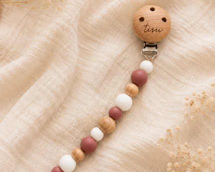 Personalisierte Baby Geschenkbox mit Avery Row Rassel & Natruba Beißring | Geschenk zur Geburt