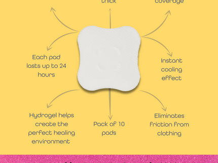 Hydrogel Breast Pads-Pack of 10
