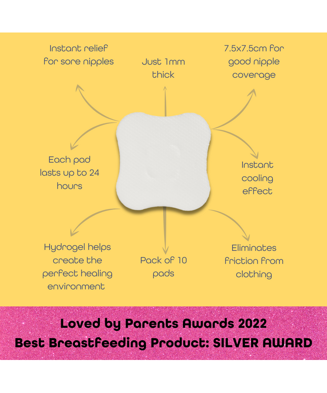 Hydrogel Breast Pads-Pack of 10
