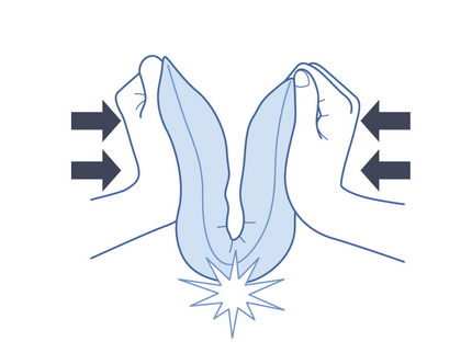 , Instant Perineal Cold Packs-Pack of 8