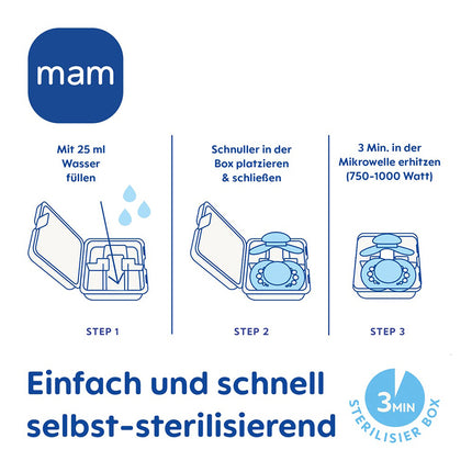 MAM Comfort Silikon 0-3 DP pink