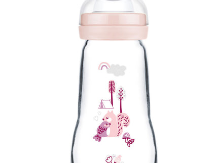 MAM Feel Good Glass Bottle matt 170 ml girl