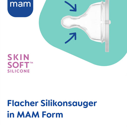 MAM Feel Good Glass Bottle matt 260 ml girl