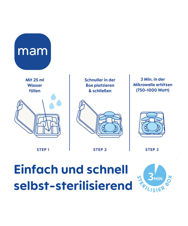 MAM Perfect Silikon 0-6 blue