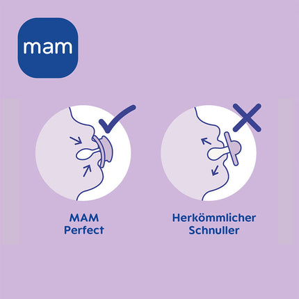 MAM Perfect Silikon 0-6 blue