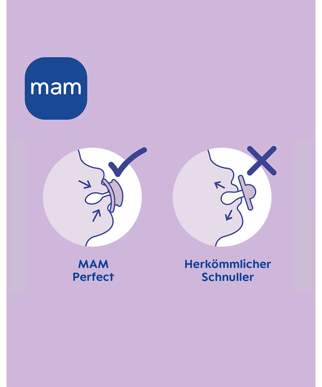 MAM Perfect Silikon 0-6 blue