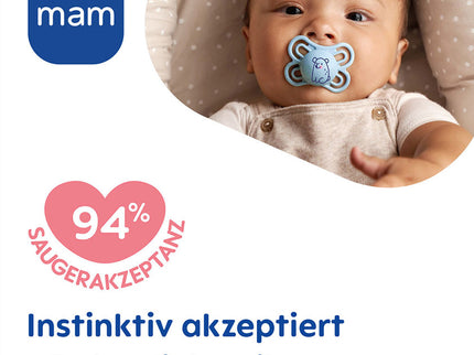 MAM Perfect Silikon 0-6 blue