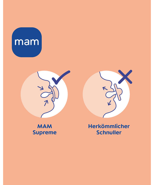 MAM Supreme Silikon 0-6 lilac