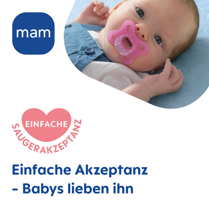MAM Comfort Silikon 0-3 DP pink