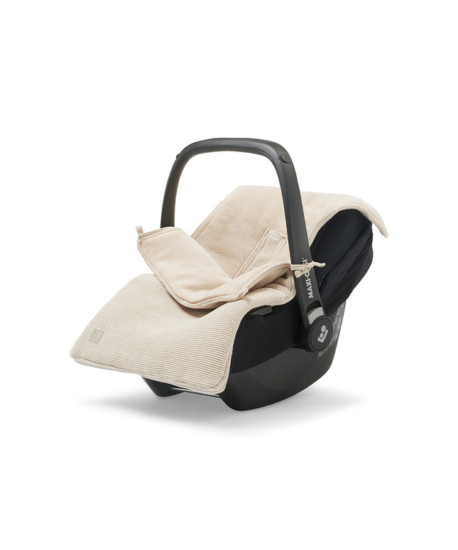 Fußsack gruppe 0+ 3/5 Punkte Basic Knit - Nougat