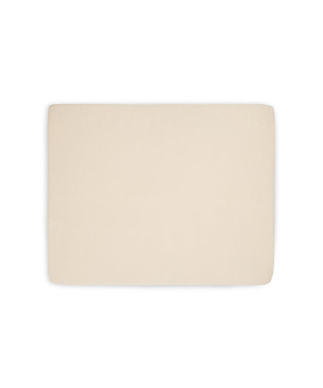 Spannbettlaken Jersey Laufgitter 75x95cm - Nougat