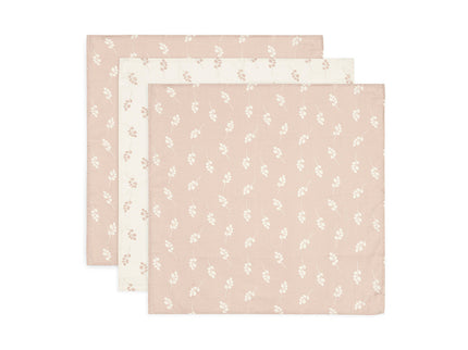 Spucktuch Hydrophil 70x70cm Twig - Wild Rose - 3 Stück