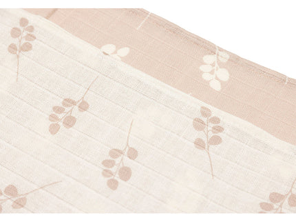Spucktuch Hydrophil 70x70cm Twig - Wild Rose - 3 Stück