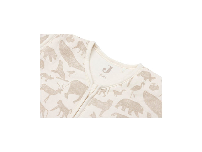 Baby Schlafsack mit Abnehmbaren Ärmeln 90cm Animals - Nougat - My Comfy Nest