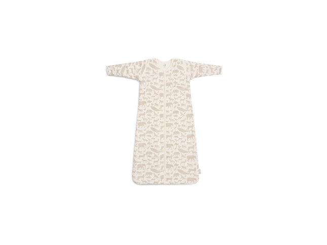 Baby Schlafsack mit Abnehmbaren Ärmeln 90cm Animals - Nougat - My Comfy Nest
