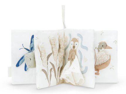 Baby-Stoffbuch - Tales of the Riverbank-100 % GOTS-Bio-Baumwollseiten - My Comfy Nest
