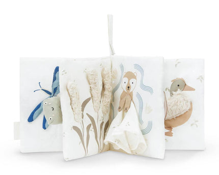 Baby-Stoffbuch - Tales of the Riverbank-100 % GOTS-Bio-Baumwollseiten - My Comfy Nest