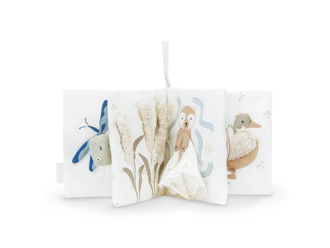 Baby-Stoffbuch - Tales of the Riverbank-100 % GOTS-Bio-Baumwollseiten - My Comfy Nest