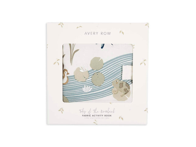 Baby-Stoffbuch - Tales of the Riverbank-100 % GOTS-Bio-Baumwollseiten - My Comfy Nest