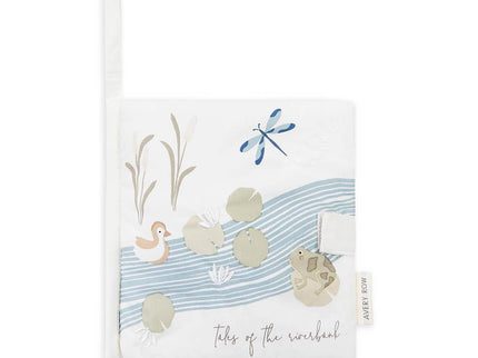 Baby-Stoffbuch - Tales of the Riverbank-100 % GOTS-Bio-Baumwollseiten - My Comfy Nest