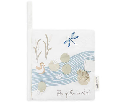 Baby-Stoffbuch - Tales of the Riverbank-100 % GOTS-Bio-Baumwollseiten - My Comfy Nest