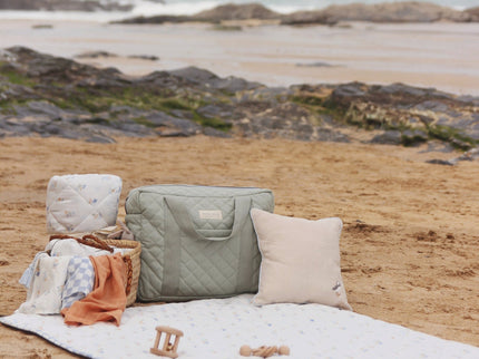 Baby Wickeltasche - 100% GOTS-Baumwolle-Wasserresistent - My Comfy Nest