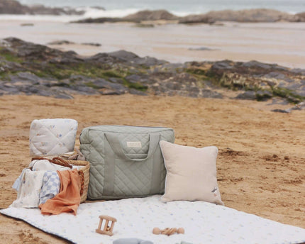 Baby Wickeltasche - 100% GOTS-Baumwolle-Wasserresistent - My Comfy Nest