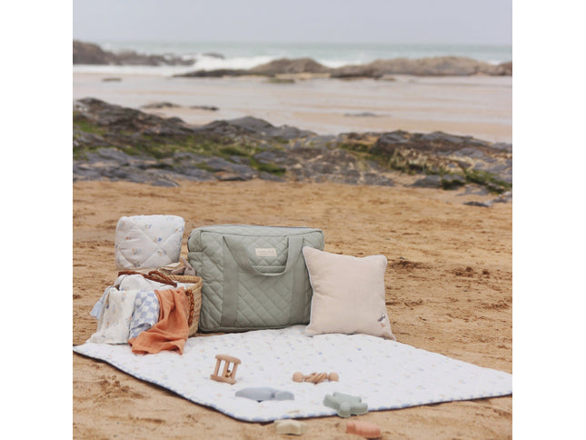 Baby Wickeltasche - 100% GOTS-Baumwolle-Wasserresistent - My Comfy Nest
