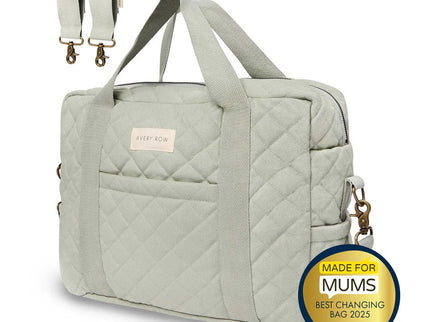 Baby Wickeltasche - 100% GOTS-Baumwolle-Wasserresistent - My Comfy Nest