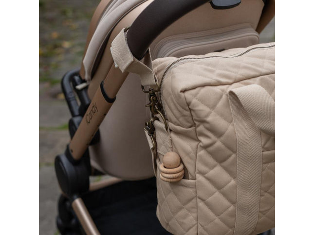 Baby Wickeltasche - 100% GOTS-Baumwolle-Wasserresistent - My Comfy Nest