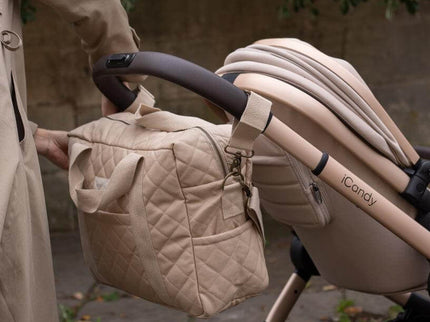 Baby Wickeltasche - 100% GOTS-Baumwolle-Wasserresistent - My Comfy Nest