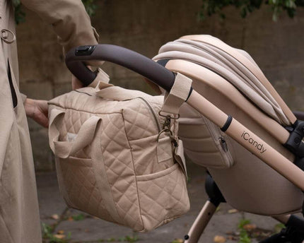 Baby Wickeltasche - 100% GOTS-Baumwolle-Wasserresistent - My Comfy Nest