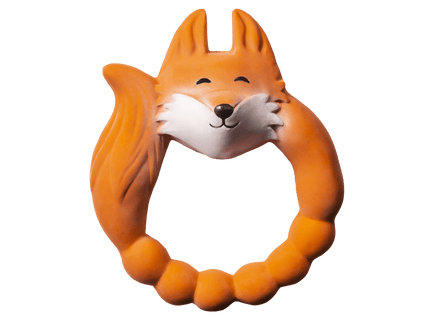 Beißring Fuchs aus Naturkautschuk - Orange - My Comfy Nest