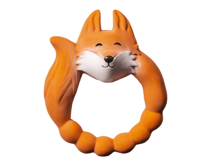 Beißring Fuchs aus Naturkautschuk - Orange - My Comfy Nest
