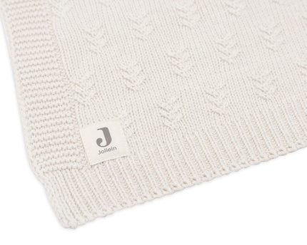 Decke Wiege 75x100cm Grain Knit - Oatmeal - My Comfy Nest