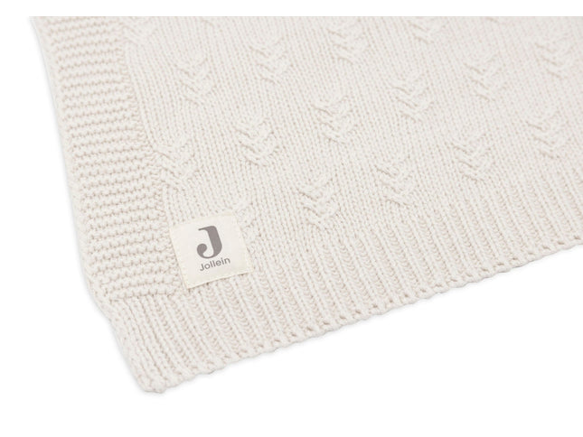 Decke Wiege 75x100cm Grain Knit - Oatmeal - My Comfy Nest