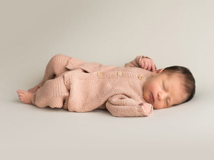 Diamant-Jacke Rosa 0-3 Monate - My Comfy Nest