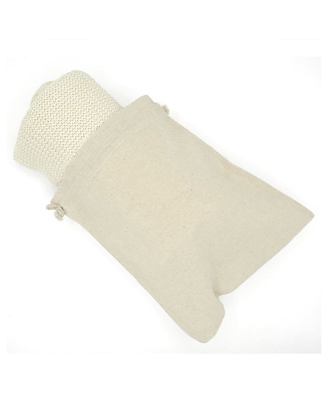 Ecru-Diamant-Decke aus Bio-Baumwolle- 80*100 cm