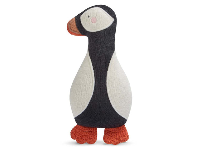 Kleine Hände Spielzeug - Papageitaucher-GOTS-zertifizierte Bio-Baumwolle (17 cm x 9 cm ) - My Comfy Nest