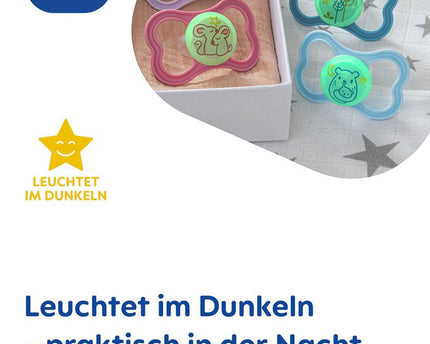 MAM Air Night Silikon 16+ blue - My Comfy Nest