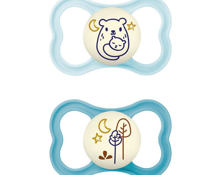 MAM Air Night Silikon 16+ blue - My Comfy Nest