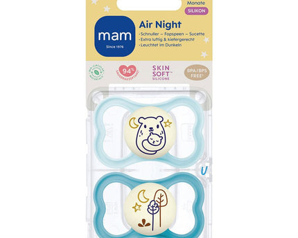 MAM Air Night Silikon 16+ blue - My Comfy Nest