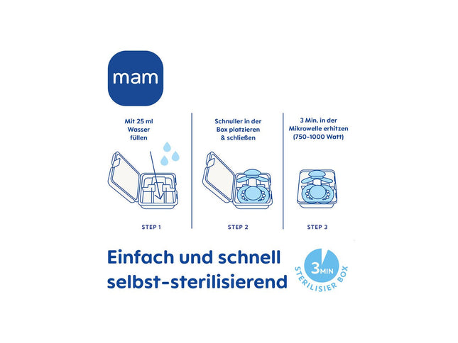MAM Air Night Silikon 16+ blue - My Comfy Nest