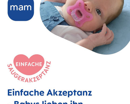MAM Comfort Silikon 0-3 DP pink - My Comfy Nest