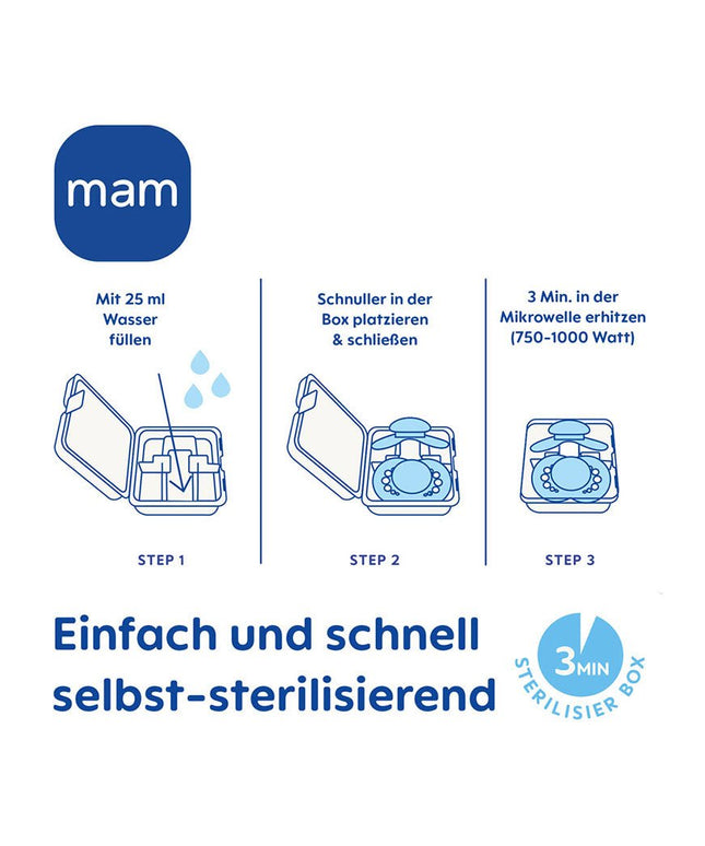 MAM Perfect Silikon 0-6 blue - My Comfy Nest