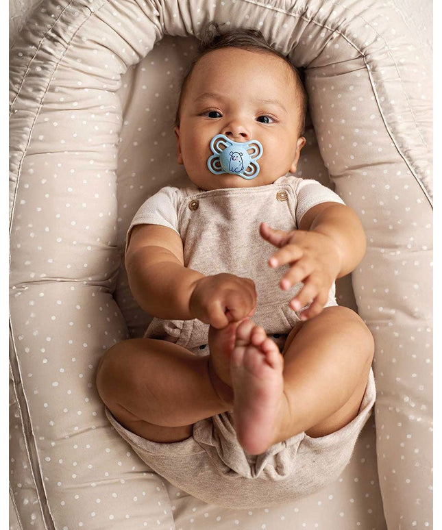 MAM Perfect Silikon 0-6 blue - My Comfy Nest